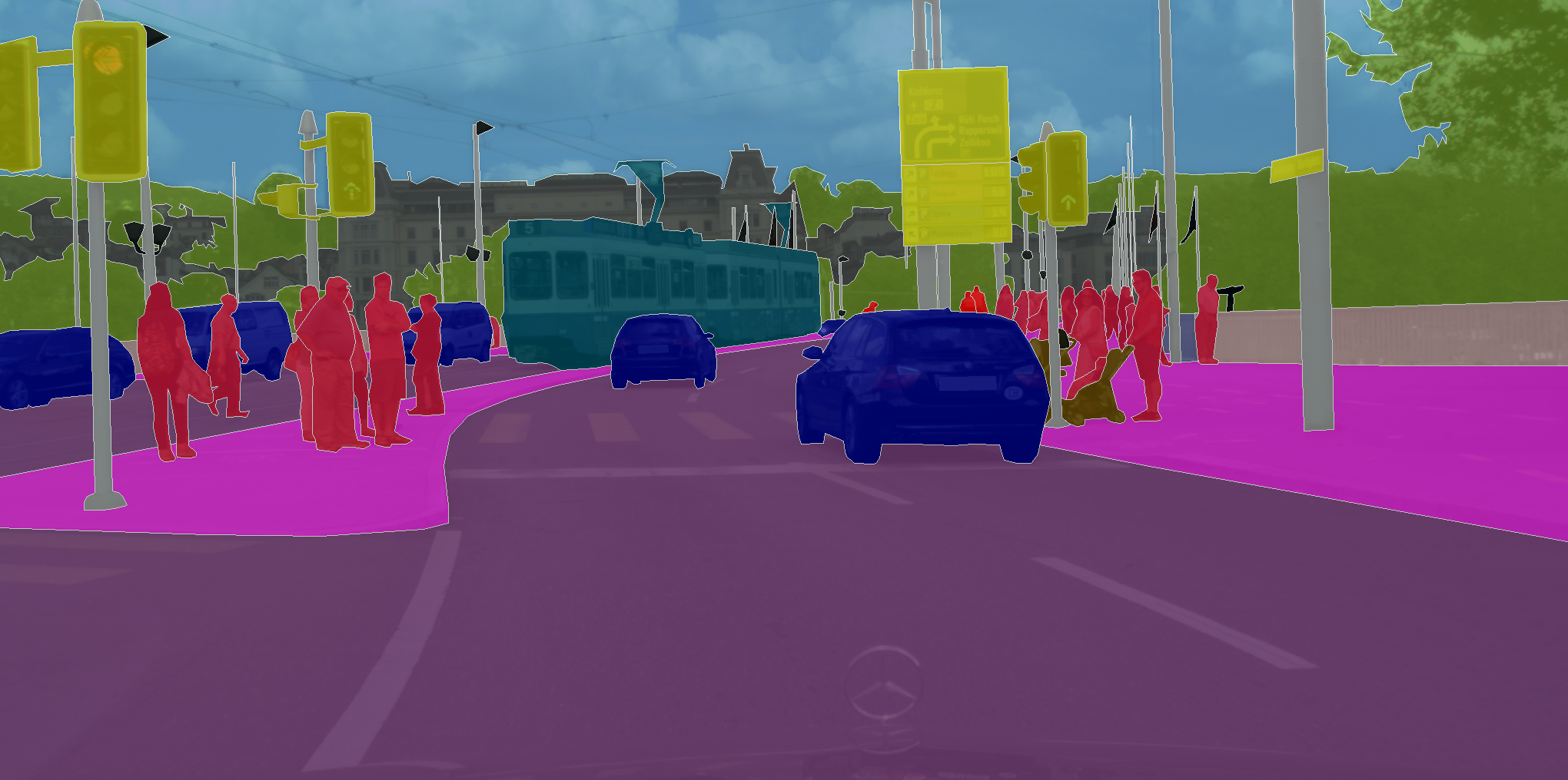 Cityscape dataset image